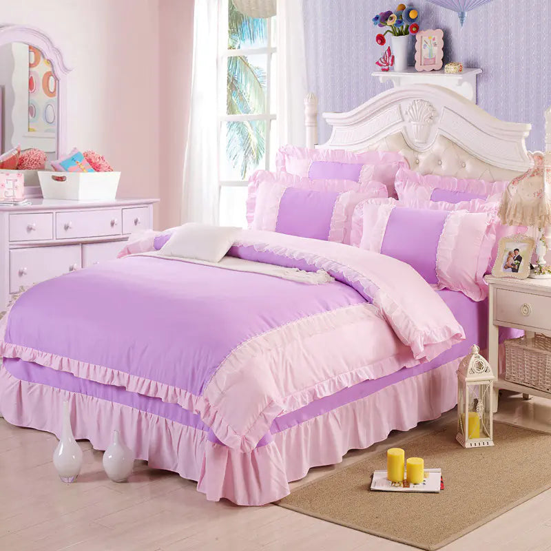 Princess Style Cotton 4-Piece Bedding Set