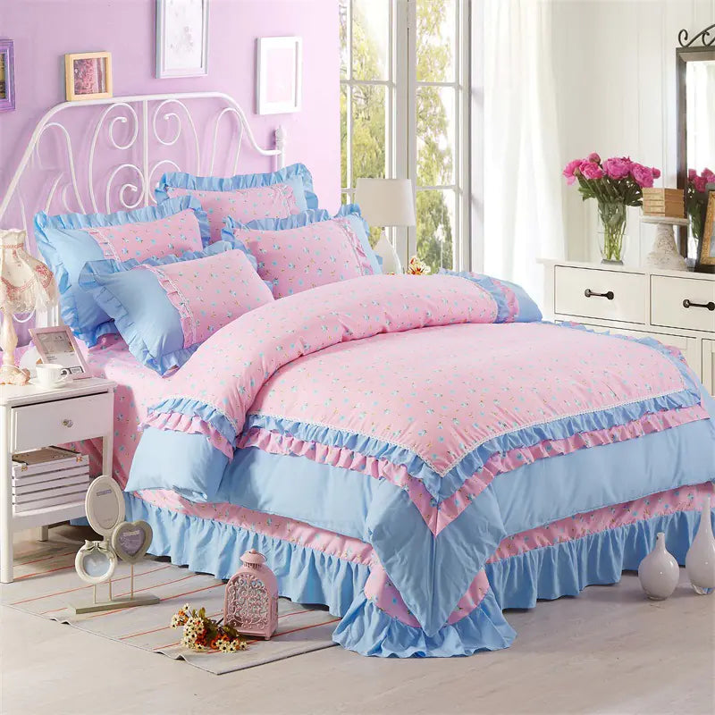 Princess Style Cotton 4-Piece Bedding Set