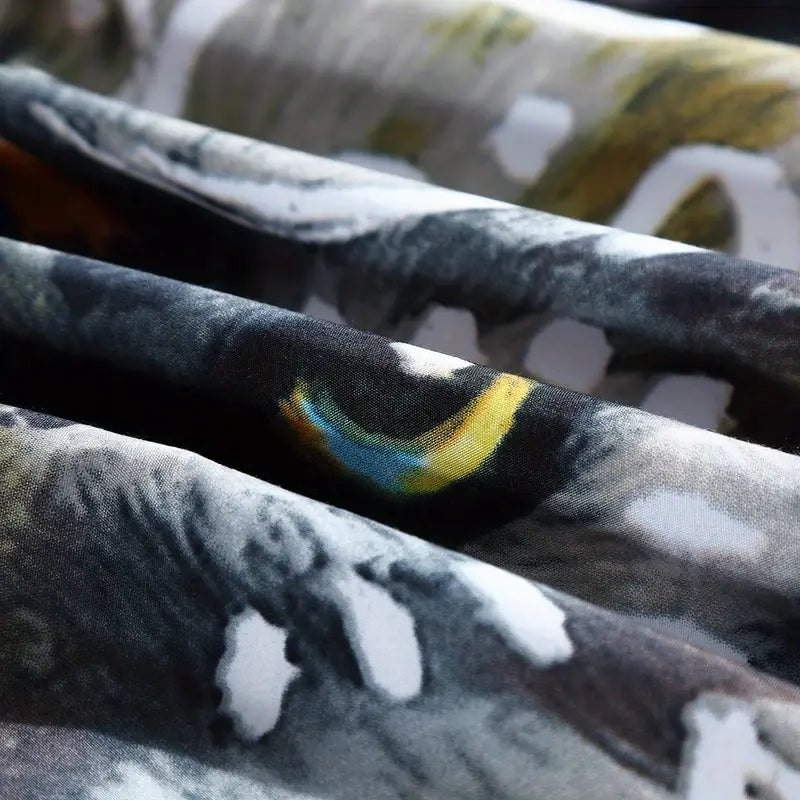 Wolf Pattern Duvet Cover Set, Soft Bedding for Bedroom