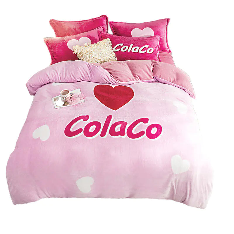 Thick Fleece 4-Piece Bedding Set - Direct From Manufacturer