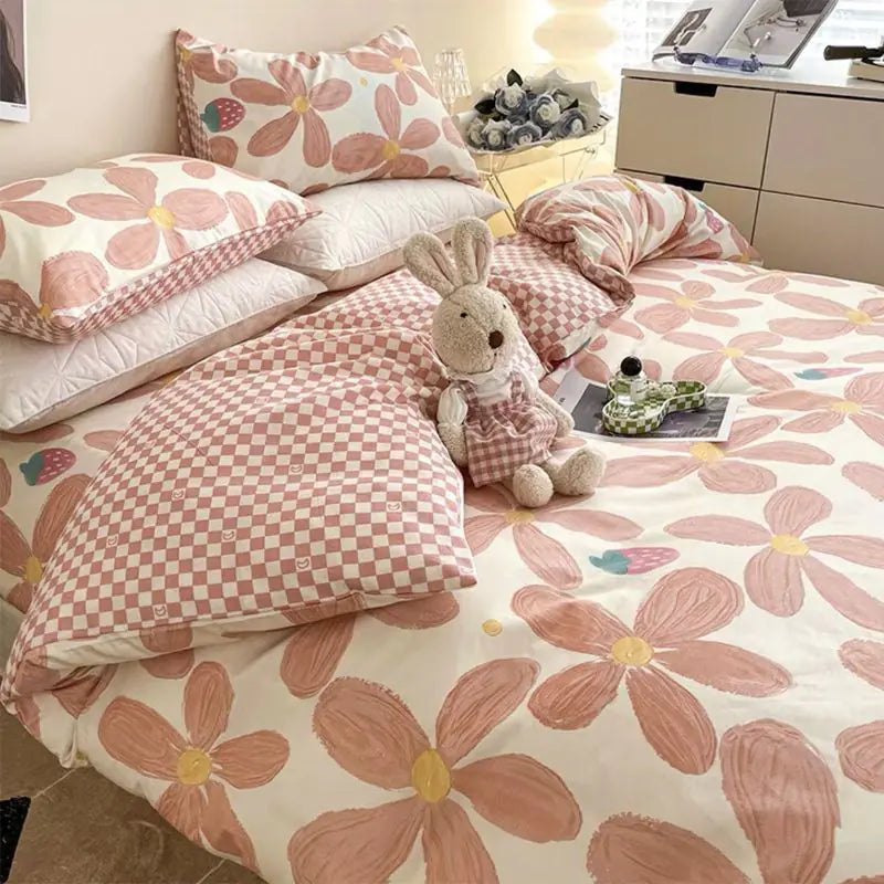 Dormitory Single Student Bedding Set - 3 Pieces