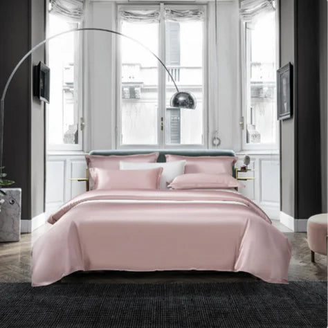 Double-Sided Silk Four-Piece Bedding Set