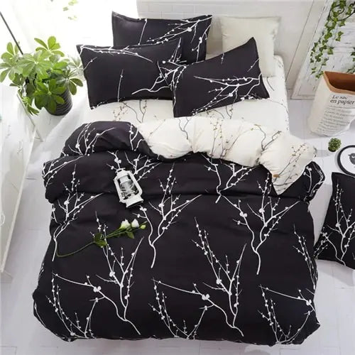 Aloe Cotton 4-Piece Bedding Set with Duvet Cover