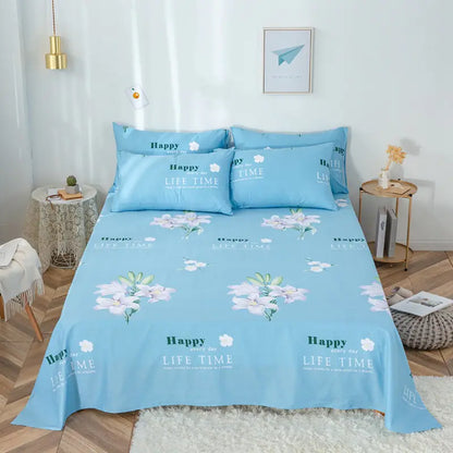 New Cotton Cartoon Bedding Set for Students and Kids