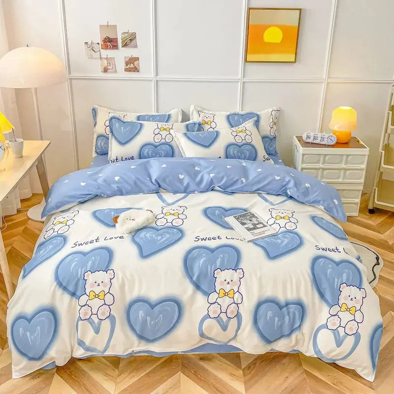 Cute Bear Bedding Set