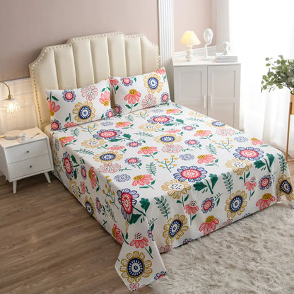 New Cotton Cartoon Bedding Set for Students and Kids
