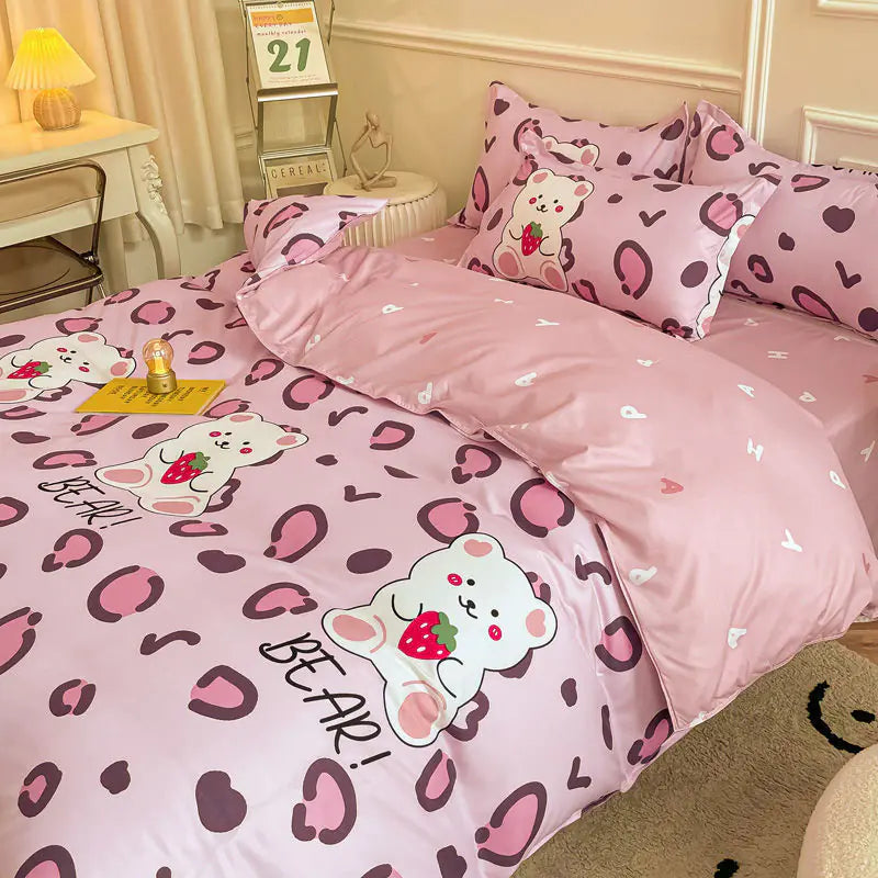 Cute Bear Bedding Set