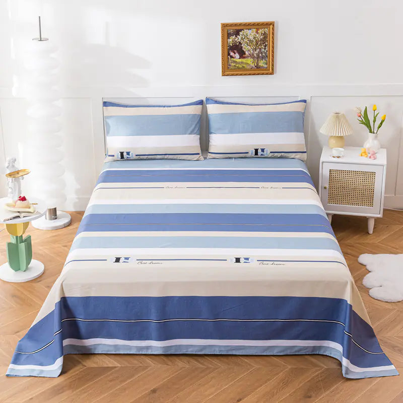 New Cotton Cartoon Bedding Set for Students and Kids