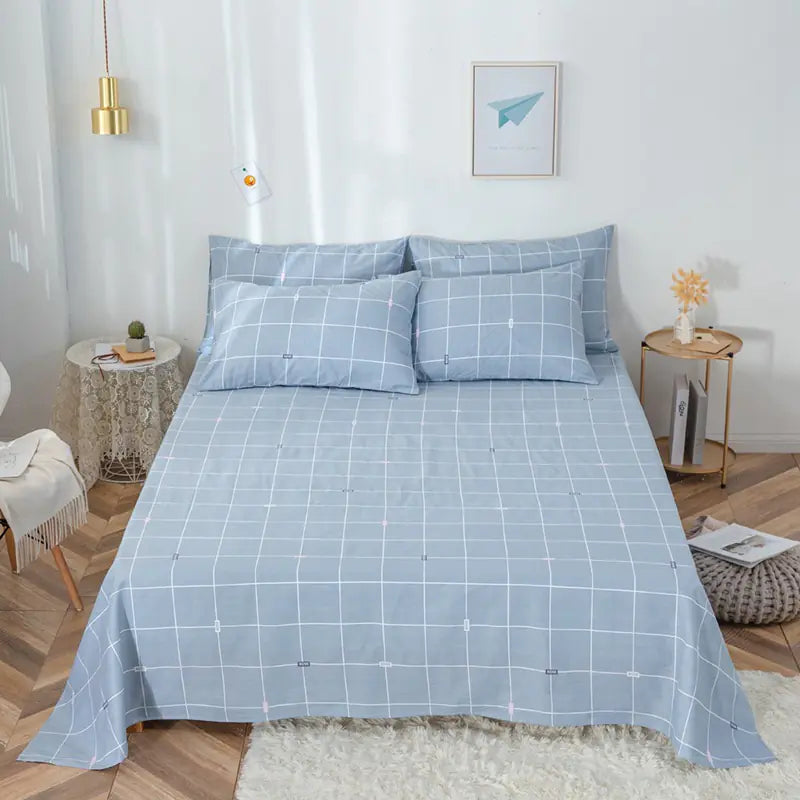 New Cotton Cartoon Bedding Set for Students and Kids