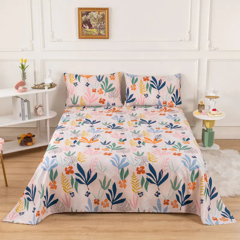 New Cotton Cartoon Bedding Set for Students and Kids