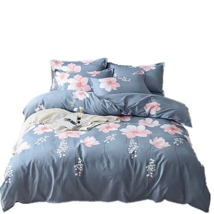 Thick Cotton Bedding Set for Fall/Winter (4 Pieces)