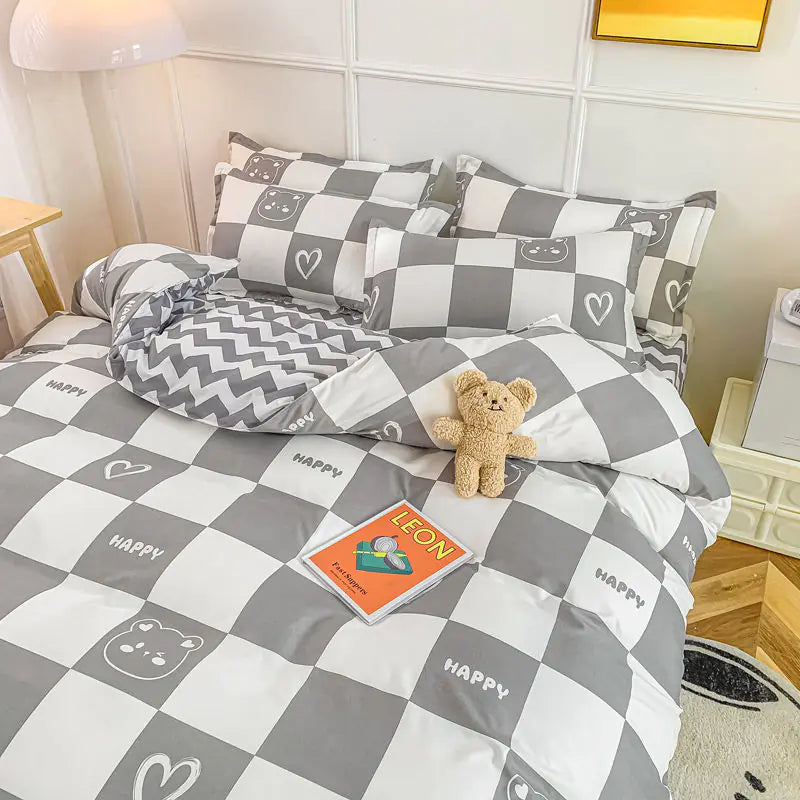 Cute Bear Bedding Set