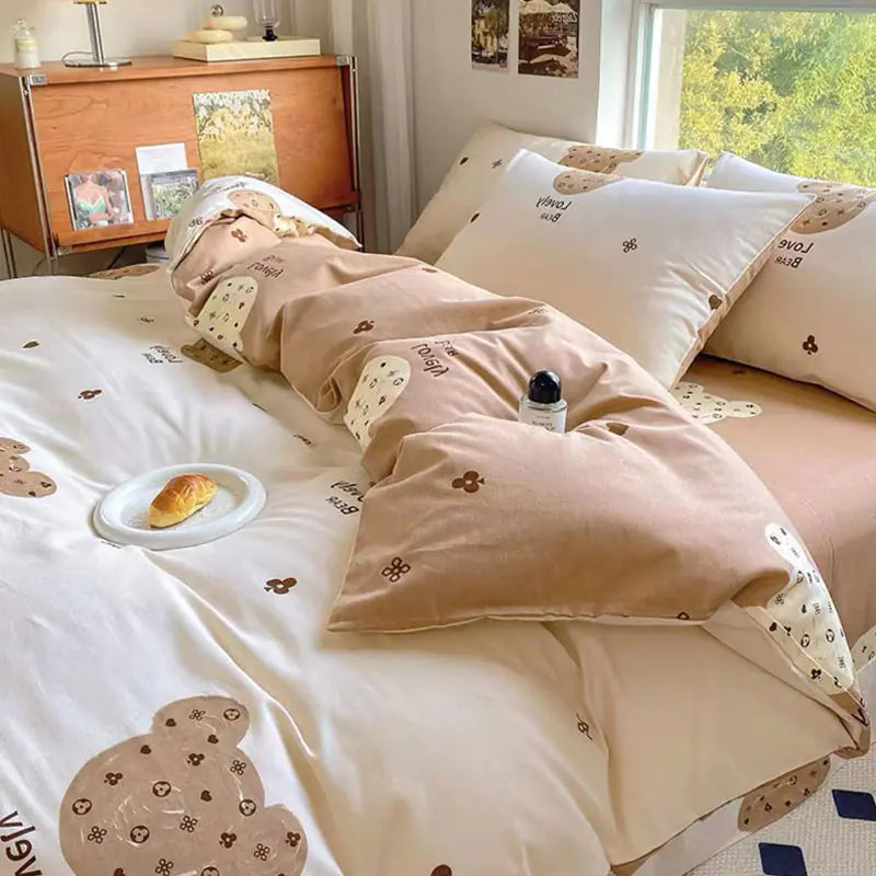 Dormitory Single Student Bedding Set - 3 Pieces