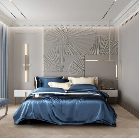 Double-Sided Silk Four-Piece Bedding Set