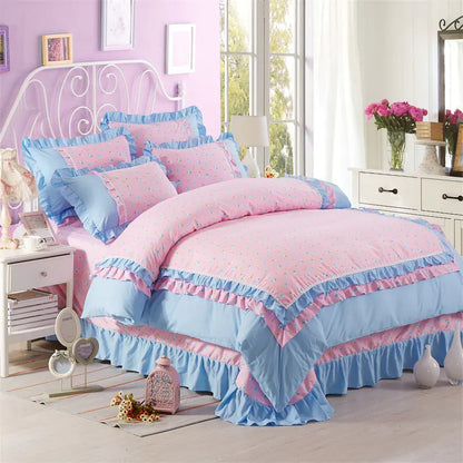 Princess Style Cotton 4-Piece Bedding Set