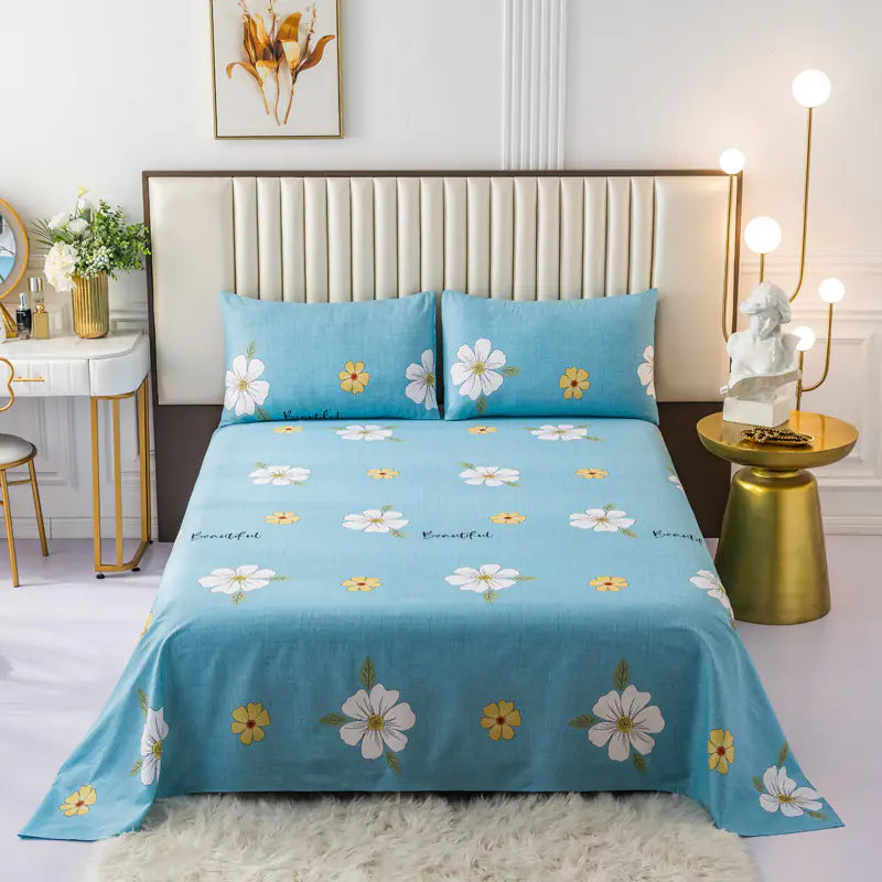 New Cotton Cartoon Bedding Set for Students and Kids