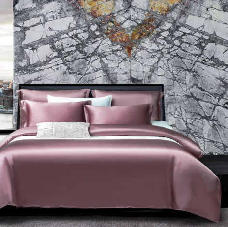 Double-Sided Silk Four-Piece Bedding Set
