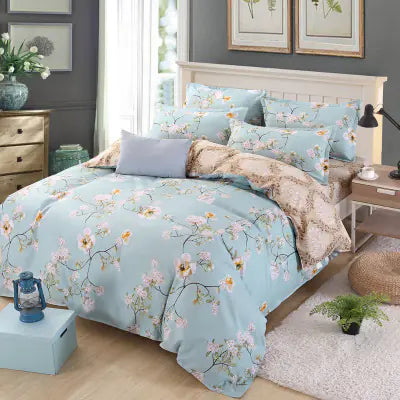 Aloe Cotton Flannel 4-Piece Dorm Bedding Set