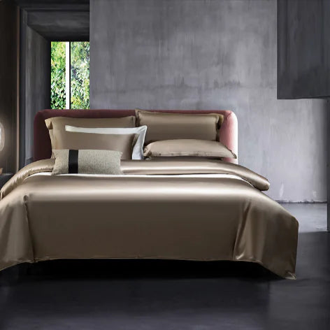 Double-Sided Silk Four-Piece Bedding Set