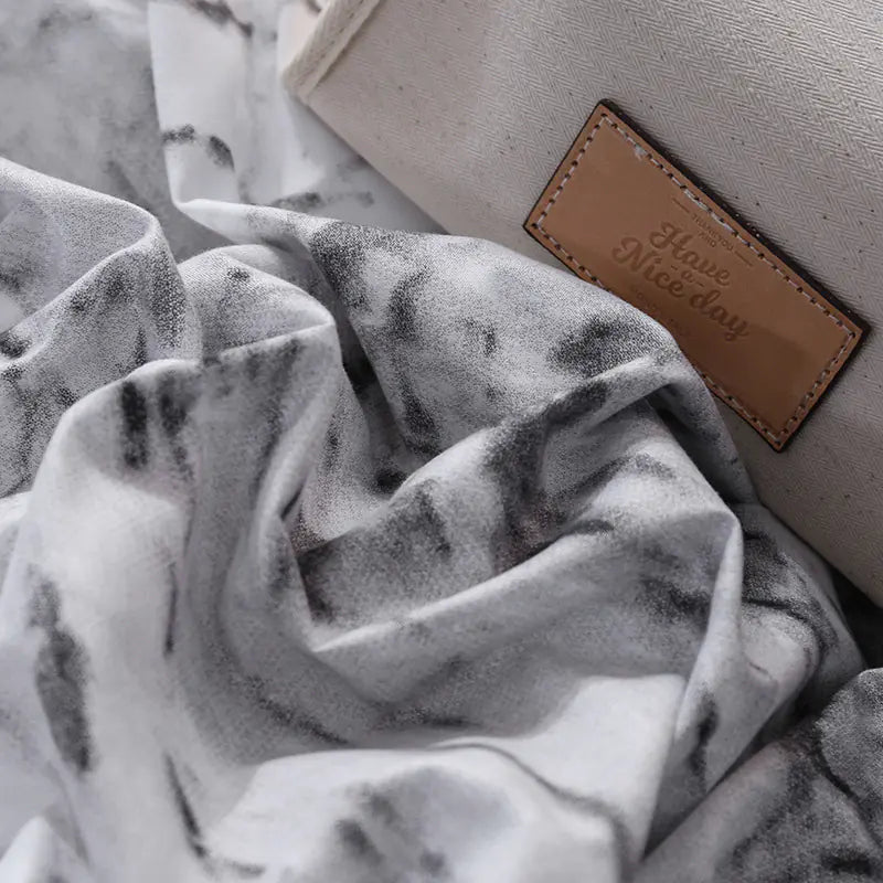 Cross-Border Home Textiles Bedding Set with Duvet & Pillow