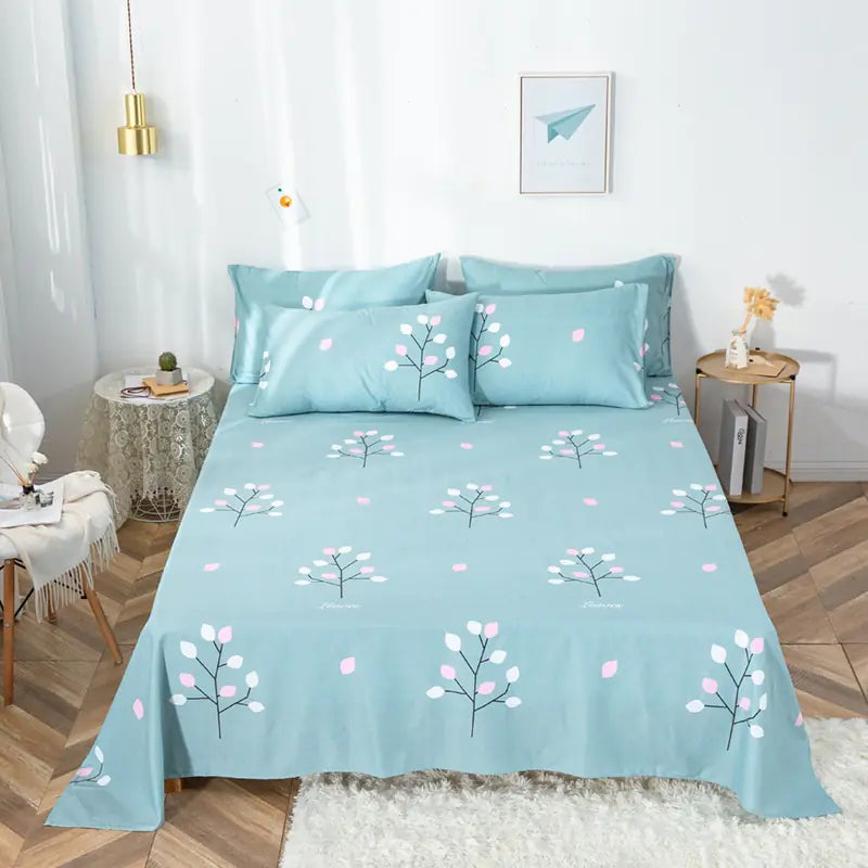 New Cotton Cartoon Bedding Set for Students and Kids