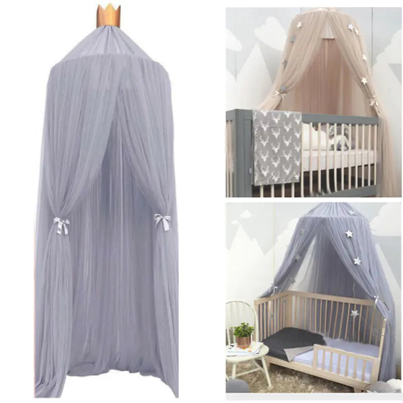 6 Colors Kids Bedding Dome Canopy for Girls' Rooms