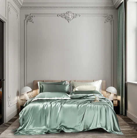 Double-Sided Silk Four-Piece Bedding Set