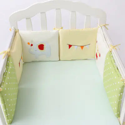 Yuanai Fairy Tale Baby Bedding Set with Cotton Bumper